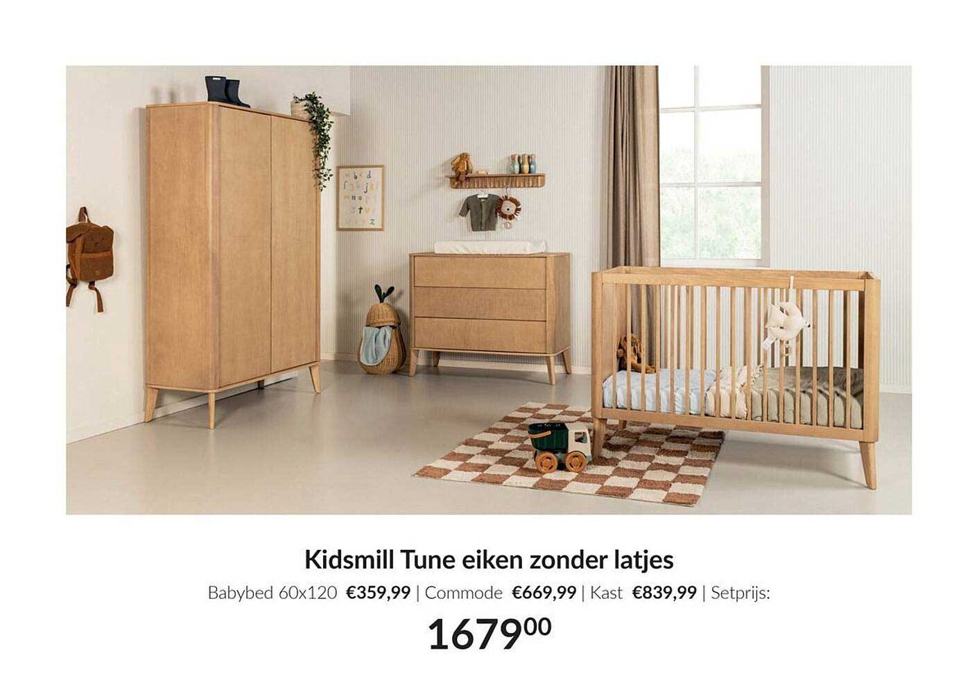 Kidsmill Tune eiken zonder latjes