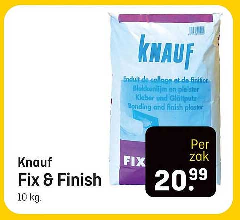 Knauf Fix & Finish 10 kg.