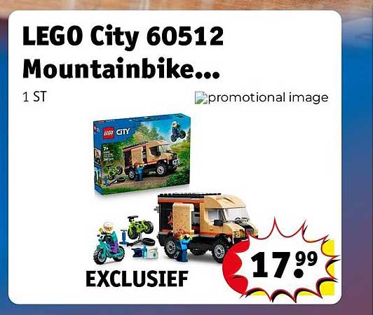 LEGO City 60512 Mountainbike...