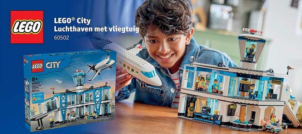 LEGO City Luchthaven met vliegtuig 60502