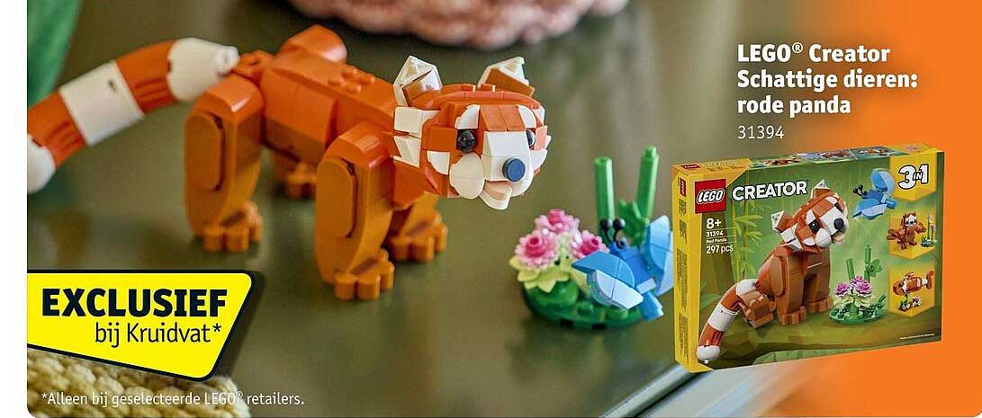 LEGO® Creator Schattige dieren: rode panda 31394