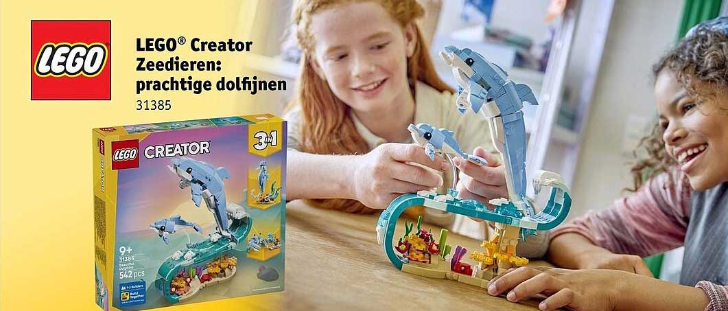 LEGO Creator Zeedieren: prachtige dolfijnen 31385