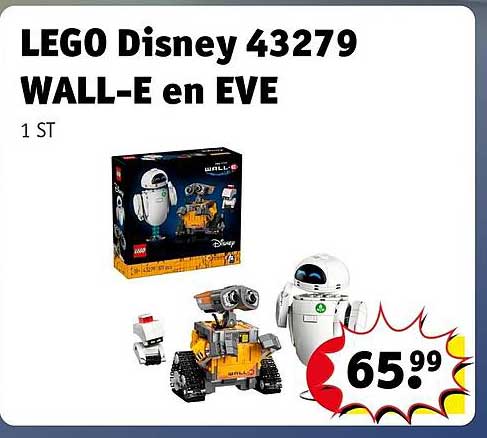 LEGO Disney 43279 WALL-E en EVE