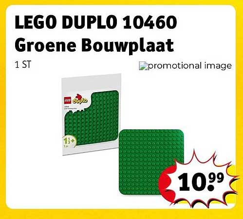 LEGO DUPLO 10460 Groene Bouwplaat