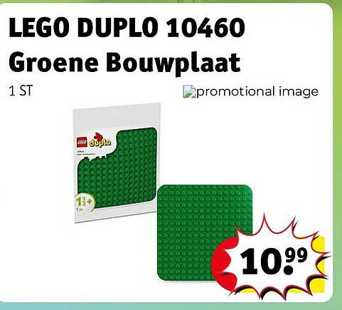 LEGO DUPLO 10460 Groene Bouwplaat