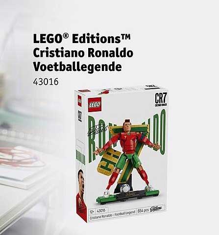 LEGO® Editions™ Cristiano Ronaldo Voetballegende 43016