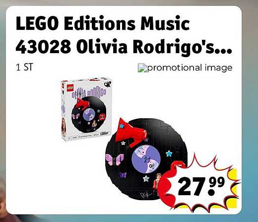 LEGO Editions Music 43028 Olivia Rodrigo's...