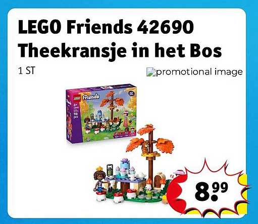 LEGO Friends 42690 Theekransje in het Bos