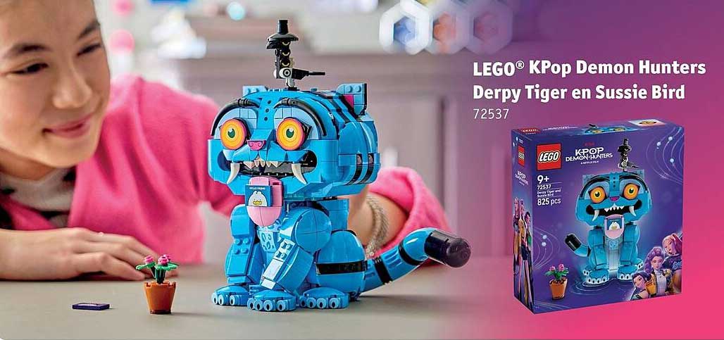 LEGO® KPop Demon Hunters Derpy Tiger en Sussie Bird