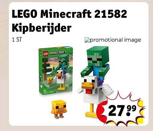 LEGO Minecraft 21582 Kipberijder