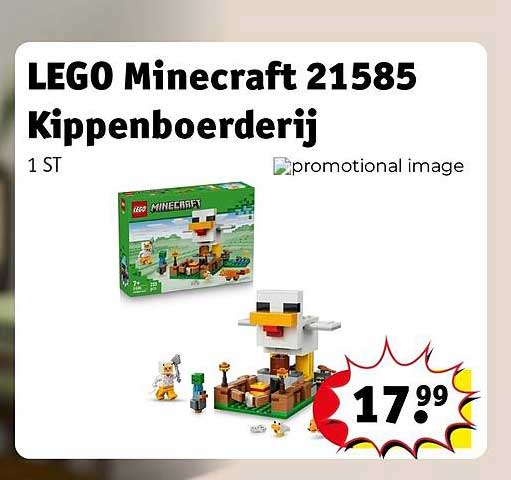 LEGO Minecraft 21585 Kippenboerderij