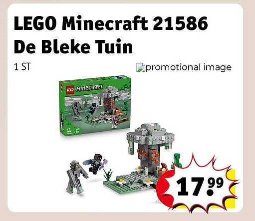 LEGO Minecraft 21586 De Bleke Tuin