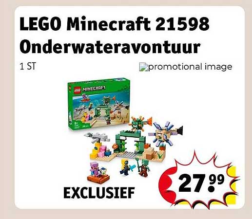 LEGO Minecraft 21598 Onderwateravontuur