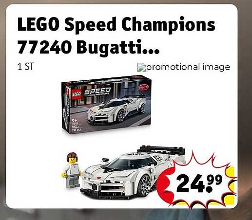 LEGO Speed Champions 77240 Bugatti...