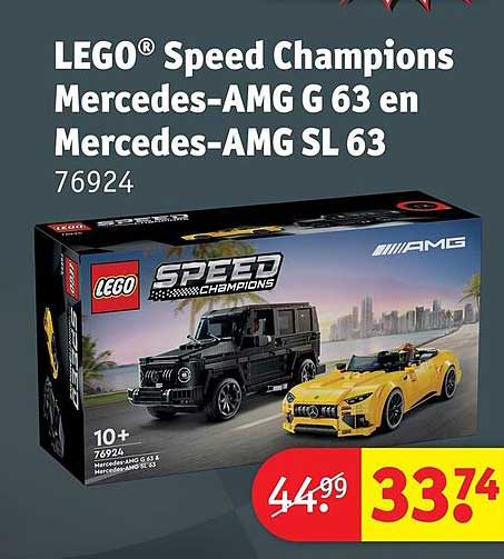 LEGO® Speed Champions Mercedes-AMG G 63 en Mercedes-AMG SL 63 76924