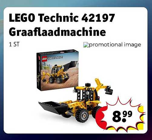 LEGO Technic 42197 Graaflaadmachine