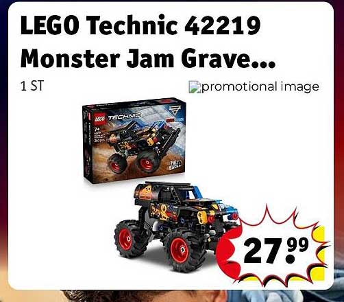 LEGO Technic 42219 Monster Jam Grave...