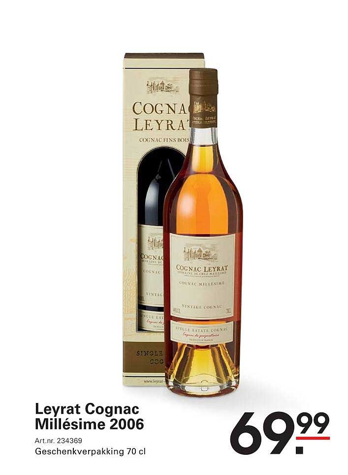 Leyrat Cognac Millésime 2006