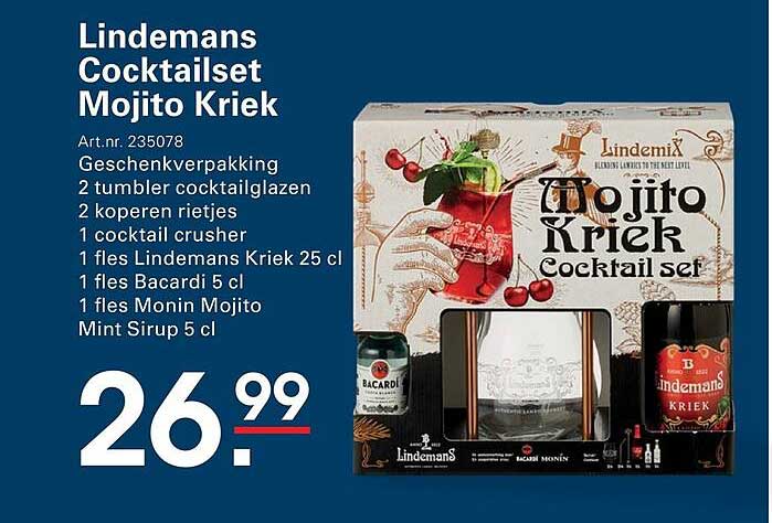 Lindemans Cocktailset Mojito Kriek