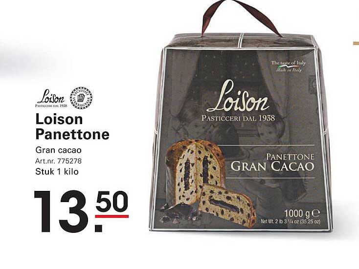 Loison Panettone Gran cacao