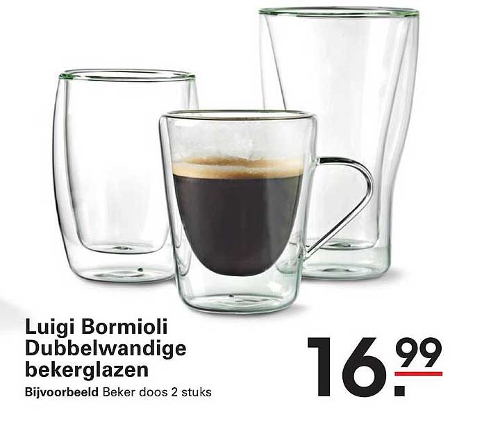 Luigi Bormioli Dubbelwandige bekerglazen
