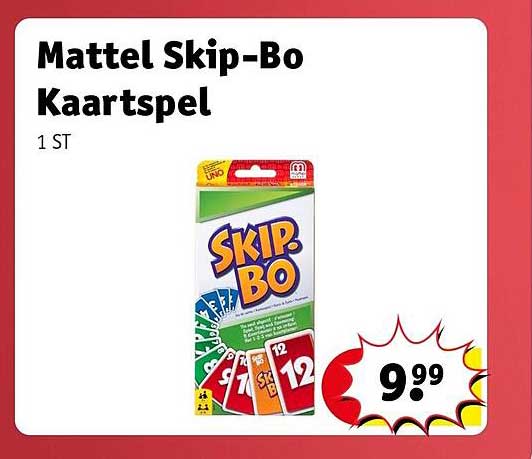 Mattel Skip-Bo Kaartspel