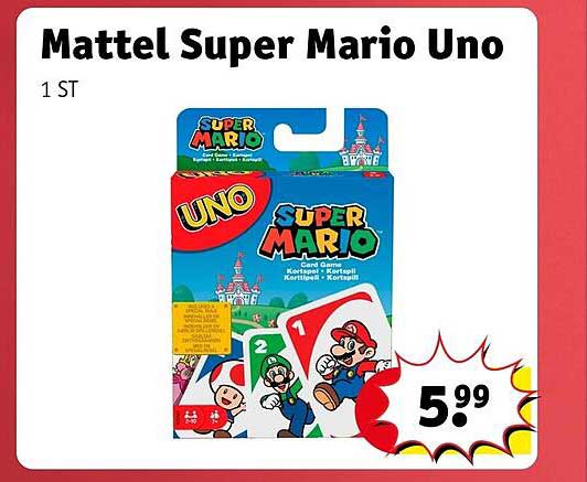 Mattel Super Mario Uno