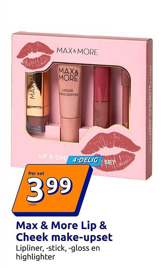 Max & More Lip & Cheek make-upset