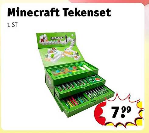 Minecraft Tekenset
