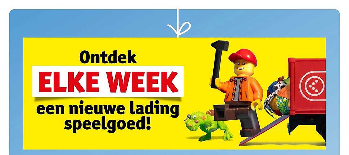 Ontdek ELKE WEEK een nieuwe lading speelgoed!