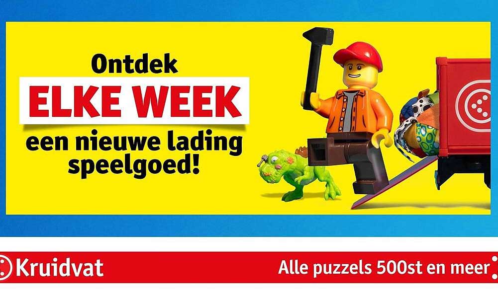 Ontdek ELKE WEEK een nieuwe lading speelgoed!