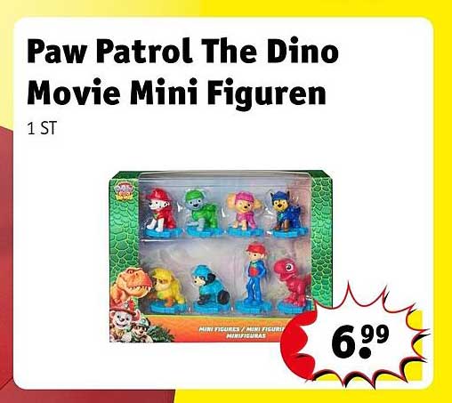 Paw Patrol The Dino Movie Mini Figuren