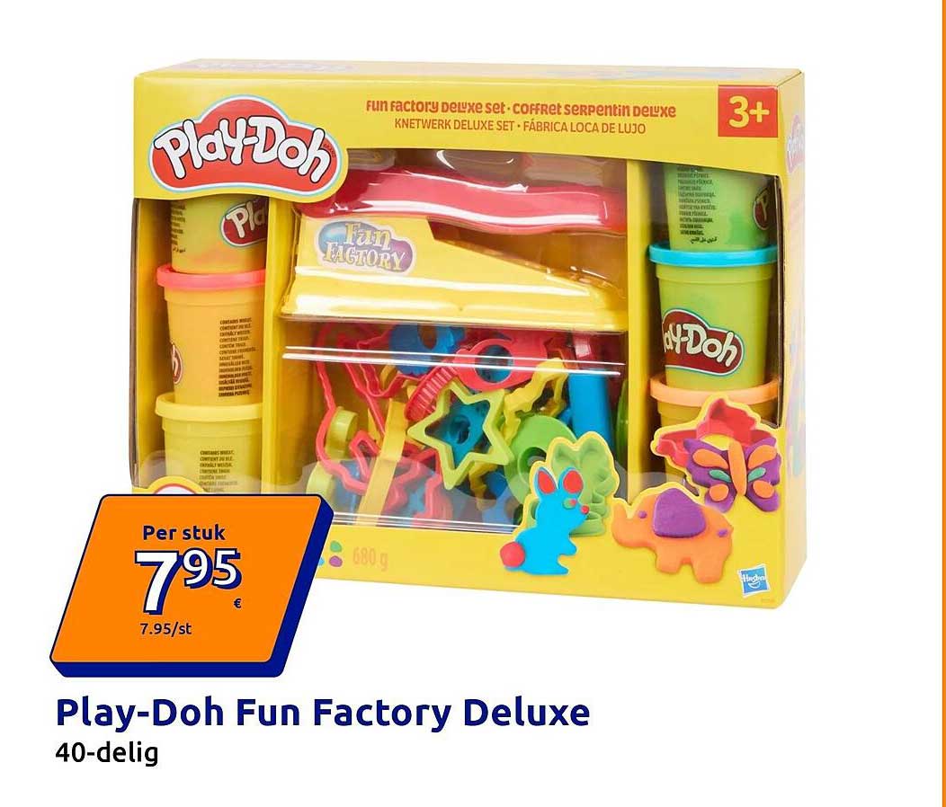 Play-Doh Fun Factory Deluxe 40-delig