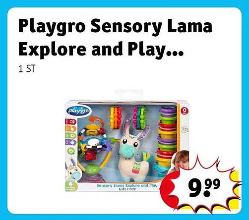 Playgro Sensory Lama Explore and Play...