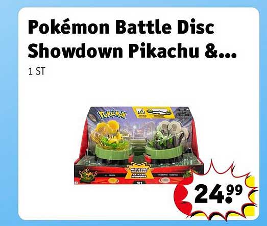 Pokémon Battle Disc Showdown Pikachu &...