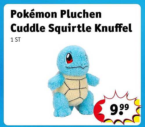 Pokémon Pluchen Cuddle Squirtle Knuffel 1 ST