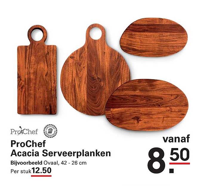 ProChef Acacia Serveerplanken
