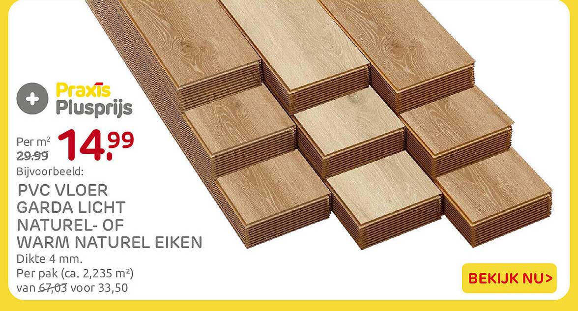 PVC VLOER GARDA LICHT NATUREL- OF WARM NATUREL EIKEN