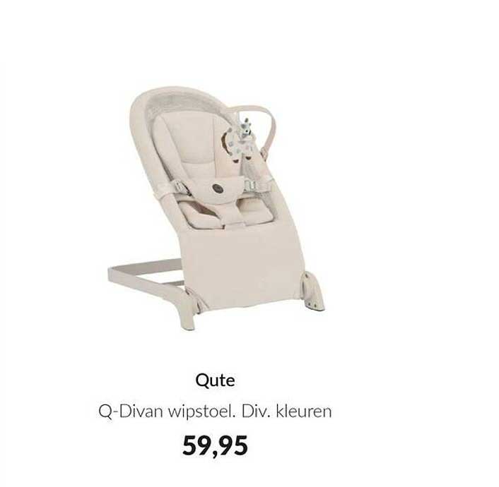 Qute Q-Divan wipstoel. Div. kleuren