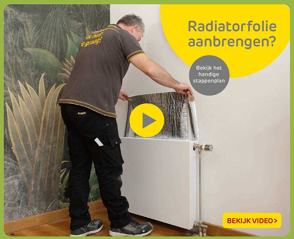 Radiatorfolie aanbrengen?