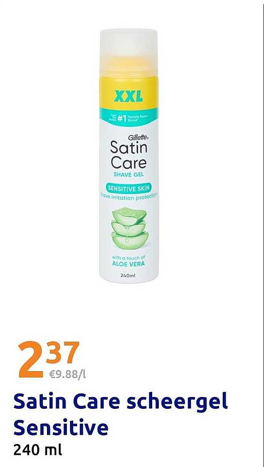 Satin Care scheergel Sensitive 240 ml