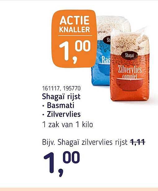 Shagaï rijst • Basmati • Zilvervlies