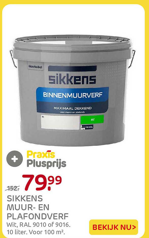 SIKKENS MUUR- EN PLAFONDVERF