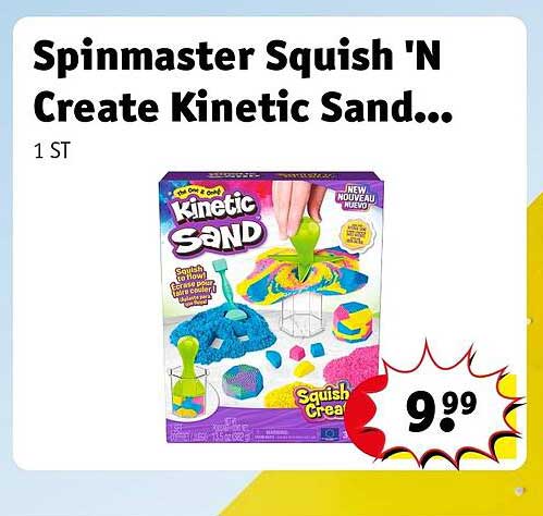 Spinnmaster Squish 'N Create Kinetic Sand...