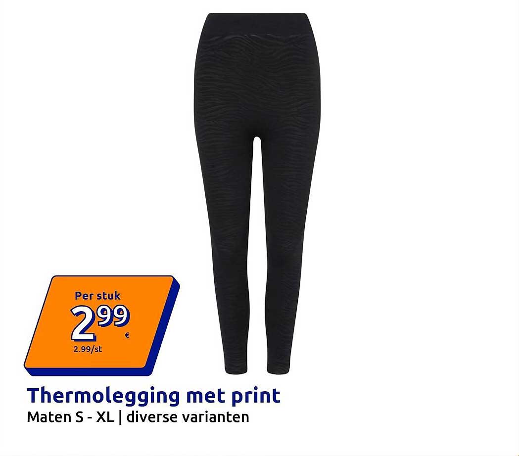 Thermolegging met print