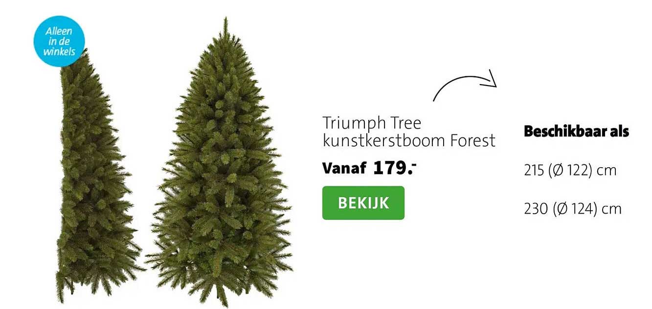 Triumph Tree kunstkerstboom Forest