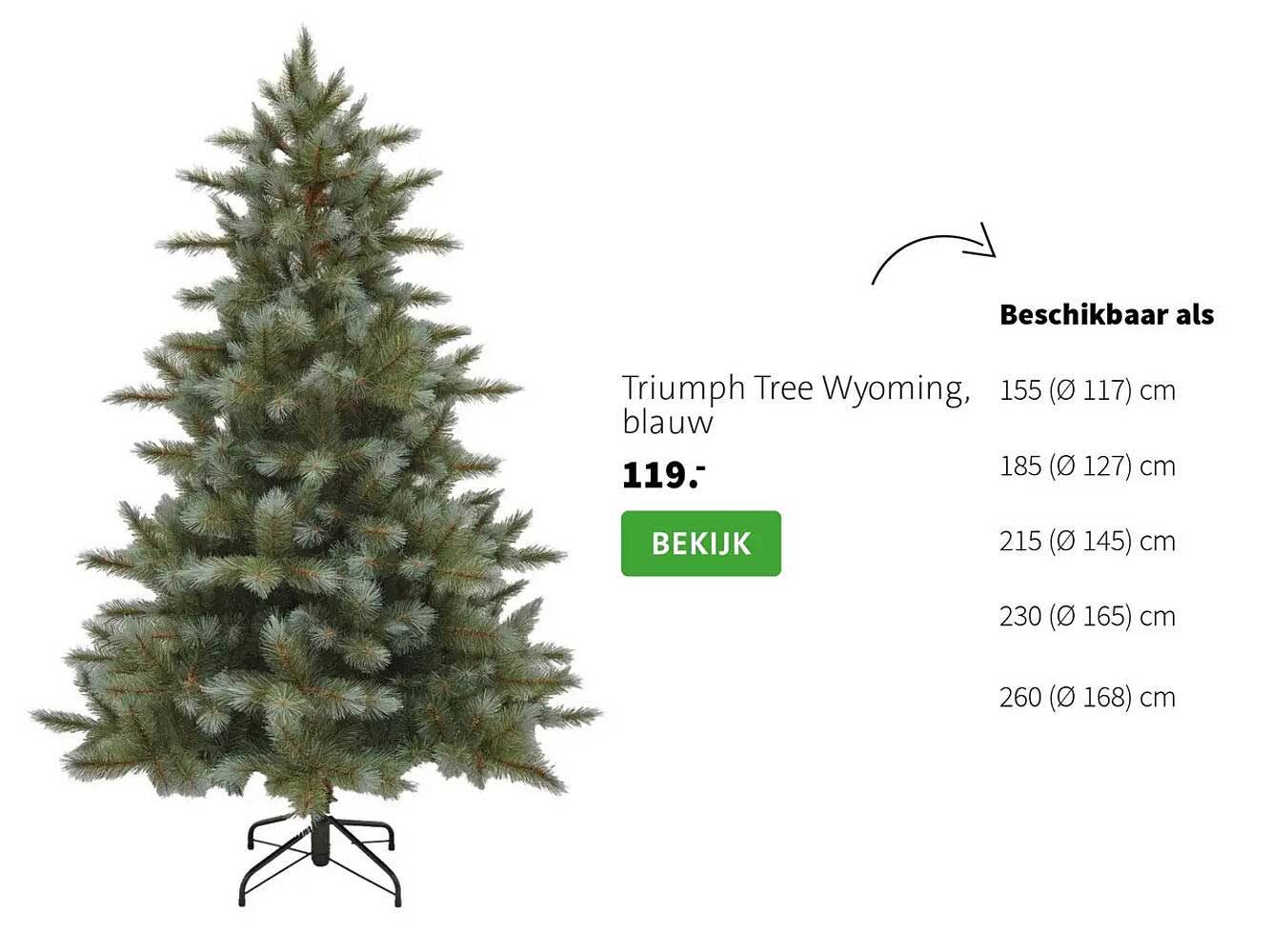 Triumph Tree Wyoming, blauw