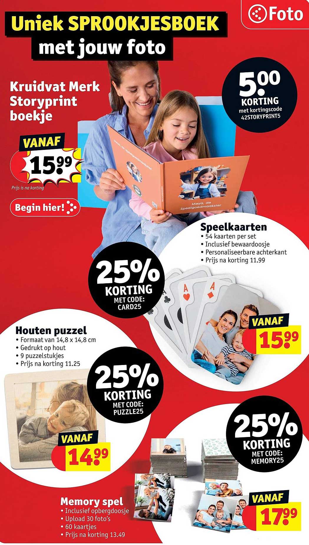 Uniek SPROOKJESBOEK met jouw foto
