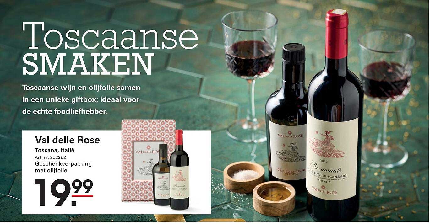 Val delle Rose Toscana, Italië Geschenkverpakking met olijfolie