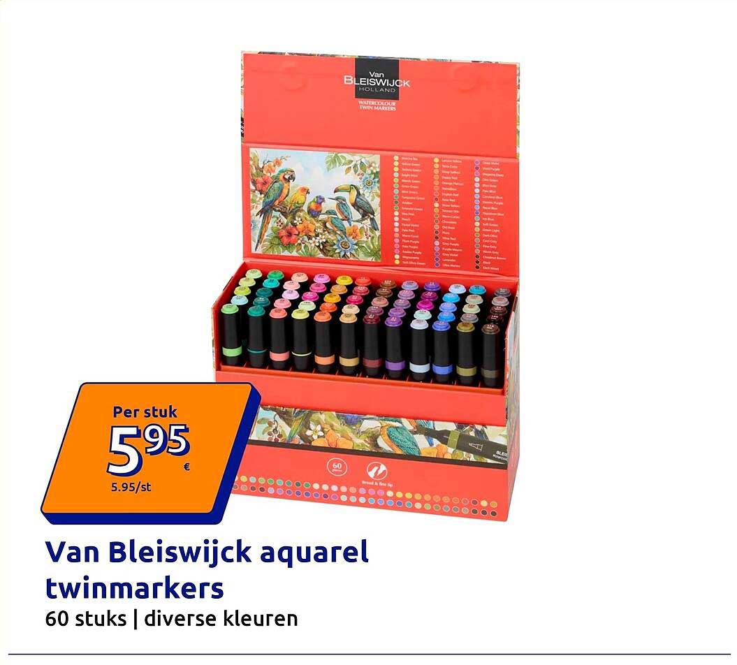 Van Bleiswijck aquarel twinmarkers